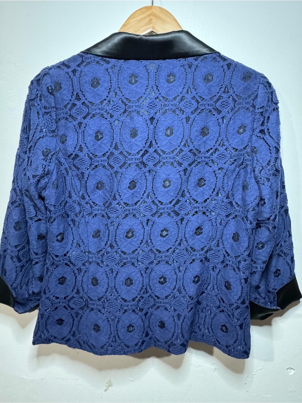 Chico's Charcoal Gray Open-Front Jacket size 1 - Picture 3 of 12
